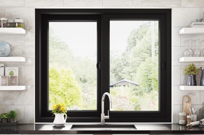 Ultra Series black frame windows, MILGARD